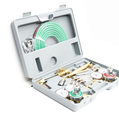 Acetileno de entrada 5/8" Conexão superior portavel oxigénio cortar tocha e kit de soldagem