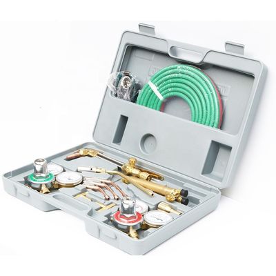 Acetileno de entrada 5/8" Conexão superior portavel oxigénio cortar tocha e kit de soldagem