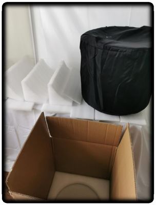 Forno de fogueira de aço inoxidável de 43 cm de comprimento para acampar ao ar livre e cozinhar sem fumaça