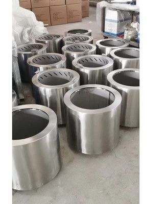 Forno de fogueira de aço inoxidável de 43 cm de comprimento para acampar ao ar livre e cozinhar sem fumaça