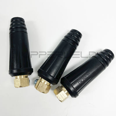 Suporte personalizado OEM 50-70EU Cabos de solda masculino e feminino Conectores rápidos Plug para máquina de solda