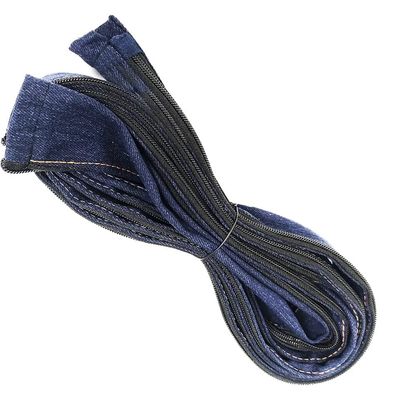Proteção contra soldagem Casaco de denim azul resistente ao fogo para cobertura de cabo TIG Tocha de soldagem