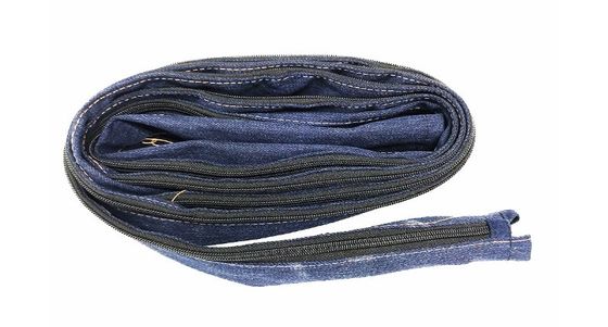 Proteção contra soldagem Casaco de denim azul resistente ao fogo para cobertura de cabo TIG Tocha de soldagem