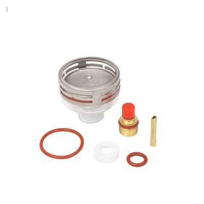 2.4mm TIG Consumíveis de Soldadura Kit de Copo de Vidro Pyrex para WP9 20 ODM Suporte personalizado