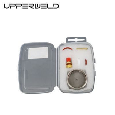 2.4mm TIG Consumíveis de Soldadura Kit de Copo de Vidro Pyrex para WP9 20 ODM Suporte personalizado
