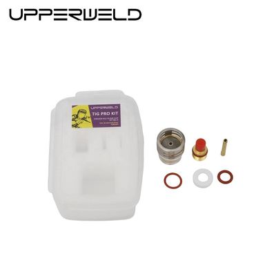 Acessórios TIG Lente de gás Collete de cunha e bocal de vidro Pyrex para WP9 20 Tocha de solda