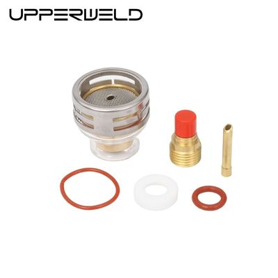 WP9 20 Soldagem Tocha Kit de Copo de Vidro Pyrex 16 54NQCN 2.4MM Lente de Gás Cunha Coletar Fácil