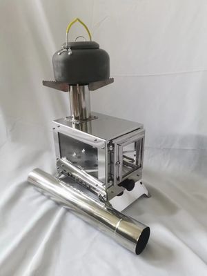 Forno de madeira de escritório compacto e durável para acampar 23*15*17cm Tamanho de armazenamento