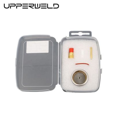 WP9 20 Soldagem Tocha Kit de Copo de Vidro Pyrex 16 54NQCN 2.4MM Lente de Gás Cunha Coletar Fácil