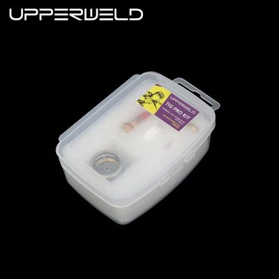 Lente de gás Wedge Collect Pyrex Kit de Copo de Vidro 2,4 mm Claro para WP17 18 26 Tocha de Soldadura