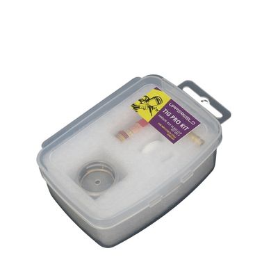 WP17 18 26 Tig Consumíveis Tocha 14 54NQCN Lente de gás Cunha Coletar Kit de Copo de Vidro Pyrex
