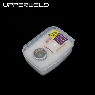 WP17 18 26 Tig Consumíveis Tocha Lente de Gás Cunha Coletar Kit de Copo de Vidro Pyrex 0,05kg 2,4mm