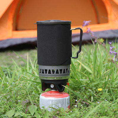 Fornecimento de gás dividido 1.4L Backpacking Camping Prato de propano para sistema de cozinha portátil
