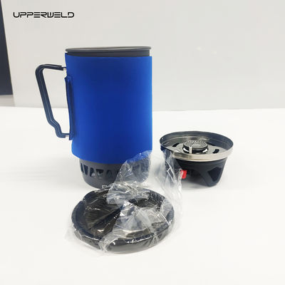 Fornecimento de gás dividido 1.4L Backpacking Camping Prato de propano para sistema de cozinha portátil