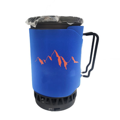 Fornecimento de gás dividido 1.4L Backpacking Camping Prato de propano para sistema de cozinha portátil