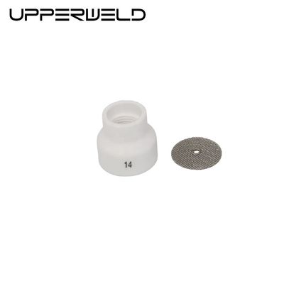 0.05kg WP17 18 26 14 53NQCN Copas de solda cerâmicas Tig para Tig Consumíveis Tocha 2.4mm