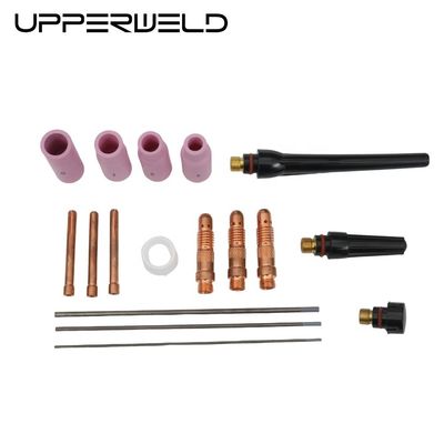 Kit de soldadura de vidro WP17 18 26 10N Cerâmica Tig para tocha de consumíveis de soldadura Tig