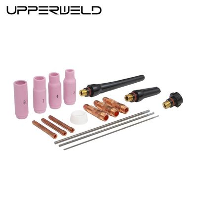 Kit de soldadura de vidro WP17 18 26 10N Cerâmica Tig para tocha de consumíveis de soldadura Tig