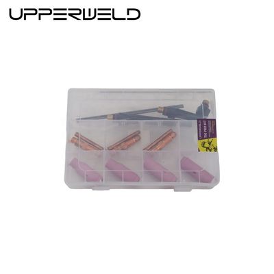 Kit de soldadura de vidro WP17 18 26 10N Cerâmica Tig para tocha de consumíveis de soldadura Tig