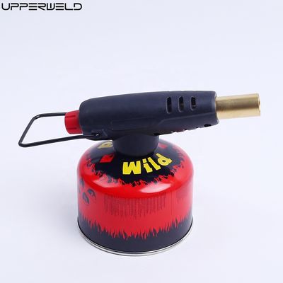 UPPER Fogo eletrônico multifunção Brazing Flame Butano Gun para cozinhar e acampar ao ar livre