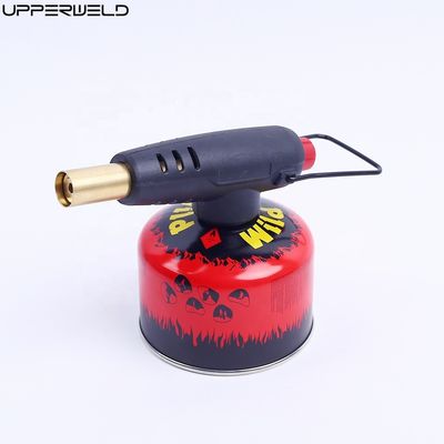 UPPER Fogo eletrônico multifunção Brazing Flame Butano Gun para cozinhar e acampar ao ar livre