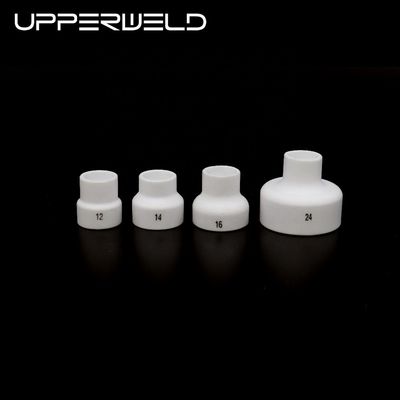Copas de soldadura Tig para tocha de soldadura WP17 18 26 Consumíveis de cerâmica branca Tig 0,05 kg
