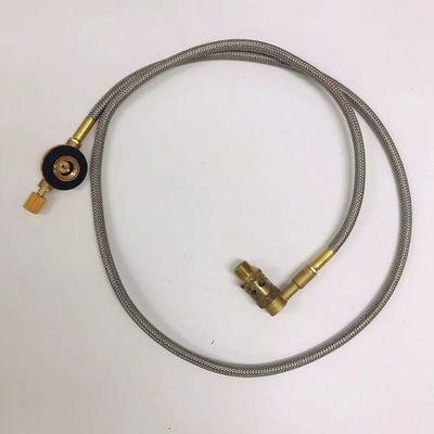 Adaptador de mangueira de válvula de fogão a gás pronto para piquenique e conector de cilindro para cozinhar ao ar livre