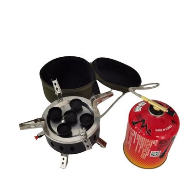 Forno de gás portátil de aço inoxidável de 12 cm