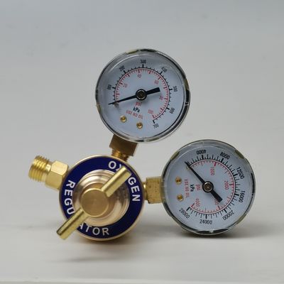 Regulador de redução de gás de cabeça dupla para produtos de ouro em aplicações industriais