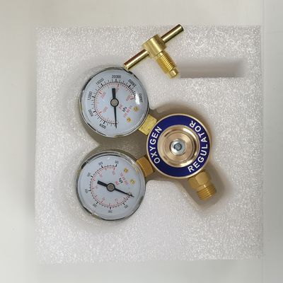 Regulador de redução de gás de cabeça dupla para produtos de ouro em aplicações industriais