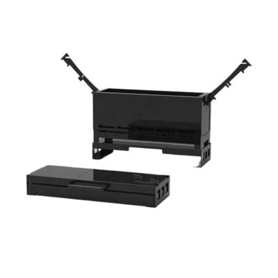 Acampamento ao ar livre Forno de churrasco de aço inoxidável Finitura limpa Mesa incandescente de meia unidade superior