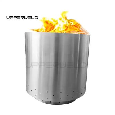 Forno de cozinha sem fumo de madeira de aço inoxidável para churrasco ao ar livre para piquenique e acampamento G.W. 8,2 kg