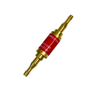 Adaptador de corte de retenção de oxigénio acetileno flashback para regulador de pressão