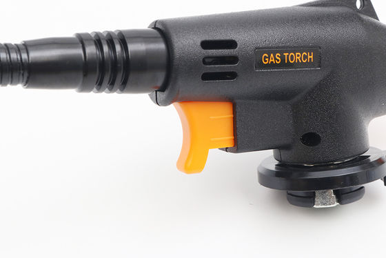 Tocha de gás de soldadura de arma de fogo de plástico de butano para acampamento ao ar livre Tocha de aquecimento portátil