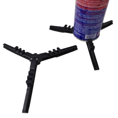 Mudança de suporte de triângulo de plástico para tanque de gás de butano compacto