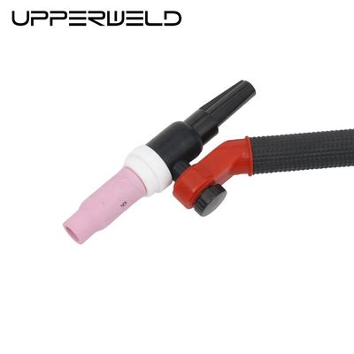 Suporte personalizado OEM WP9/20 WP17/18/26 Cabeça do corpo flexível 125Amp Tocha de soldagem TIG arrefecida a ar