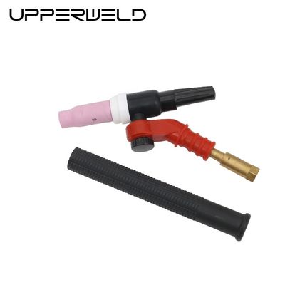 Suporte personalizado OEM WP9/20 WP17/18/26 Cabeça do corpo flexível 125Amp Tocha de soldagem TIG arrefecida a ar