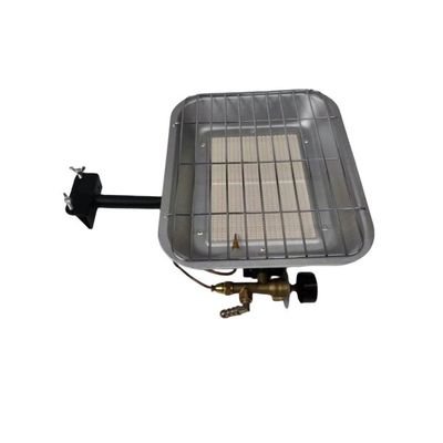 Aquecimento exterior Aquecedor portátil com dispositivo de segurança de termopares e dois ajustes de potência