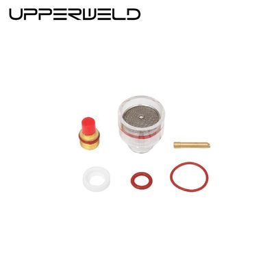Superiores 24 53NQCN WP9 20 2.4mm TIG Consumíveis de Soldadura Kit de Copo de Vidro Pyrex para Soldadura