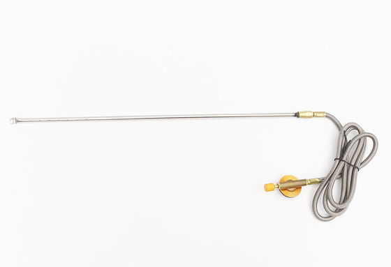 Tubo de adaptador de gás de aço inoxidável para churrasco, arranque de fogo, fogão de acampamento, válvula de recarga de gás