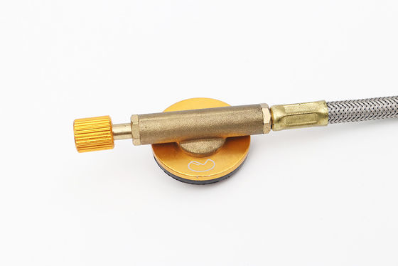 Tubo de adaptador de gás de aço inoxidável para churrasco, arranque de fogo, fogão de acampamento, válvula de recarga de gás