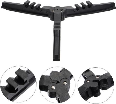 Base do tanque de gás de plástico Bracket Camping Folding Canister Stand Backpack Stabilizer de combustível