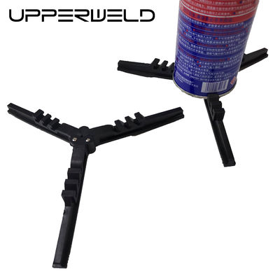 Base do tanque de gás de plástico Bracket Camping Folding Canister Stand Backpack Stabilizer de combustível