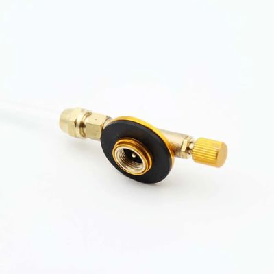 Acampamento de metal fogão a gás adaptador de recarga de propano para o exterior na Rússia LOGO personalizado