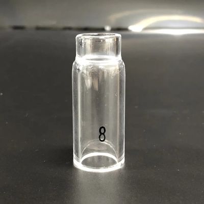 Suporte OEM UPPERWELD 10NQ-6 7 8 Bocal de vidro transparente Tig Acessórios para tocha de soldadura Tig