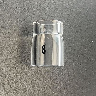 Soldadura superior 13NQ12-8 Soldadura de bocal de vidro transparente Trabalhando para acessórios de tocha de soldadura de tig