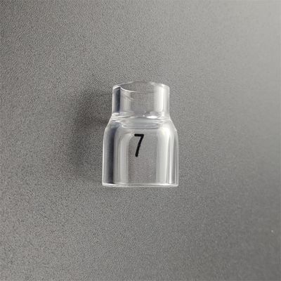 UPPERWELD 13NQ10-6 7 8 bico de vidro transparente perfeito para tocha de solda de tig profissional