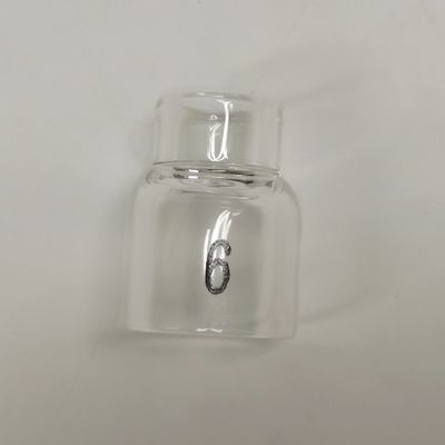 UPPERWELD 53NQ60-6 Bocal de vidro transparente para tocha de soldagem Tig