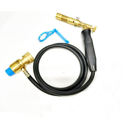 Cabeça de queimador de cobre ODM Blowtorch Mapp Gas Hand Torch 1,5m Hose para aquecimento Soldering Torch