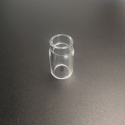 UPPERWELD 53NQ61S-8 Bico de vidro transparente Tig Acessório de tocha para melhor cobertura de gás